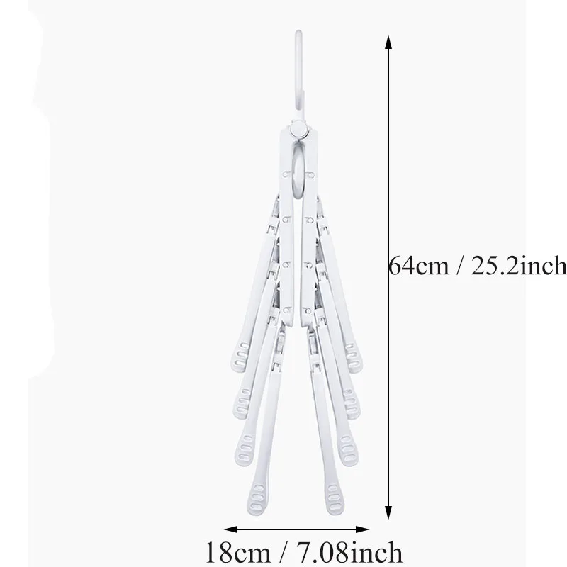 8 шт. для хранения дома, вешалка для одежды, складной подвесной шкаф, экономит пространство, органайзер, полка, 360 градусов, вращающаяся сушилка