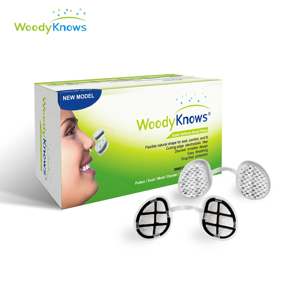 WoodyKnows Super Defense Nasal Filters (2nd Generation) Nose Masks