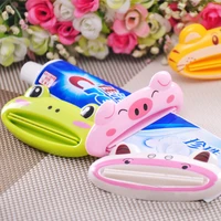 Творческий мультфильм животных автоматическое выдавливание зубной пасты Зубная паста соковыжималка машина Косметика выдавливание удобный набор для ванной комнаты - изображение