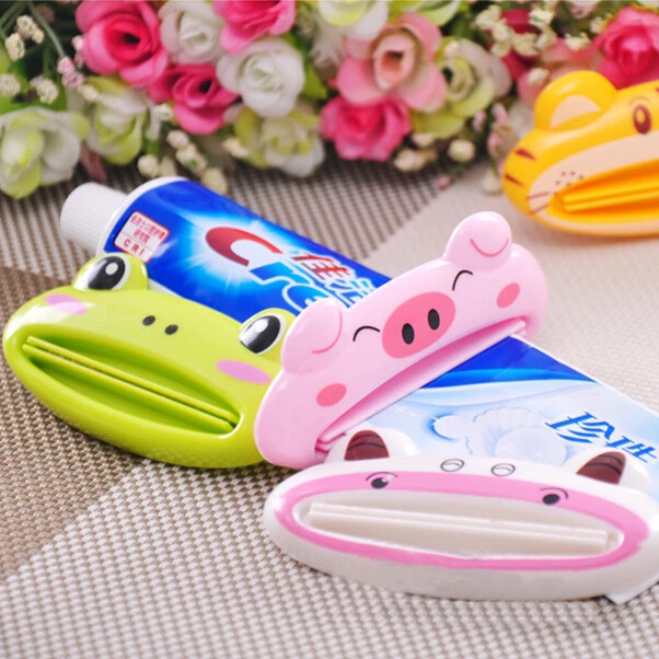 

Creative cartoon animal automatic toothpaste squeezing toothpaste squeezer machine cosmetics squeezing convenient bathroom set