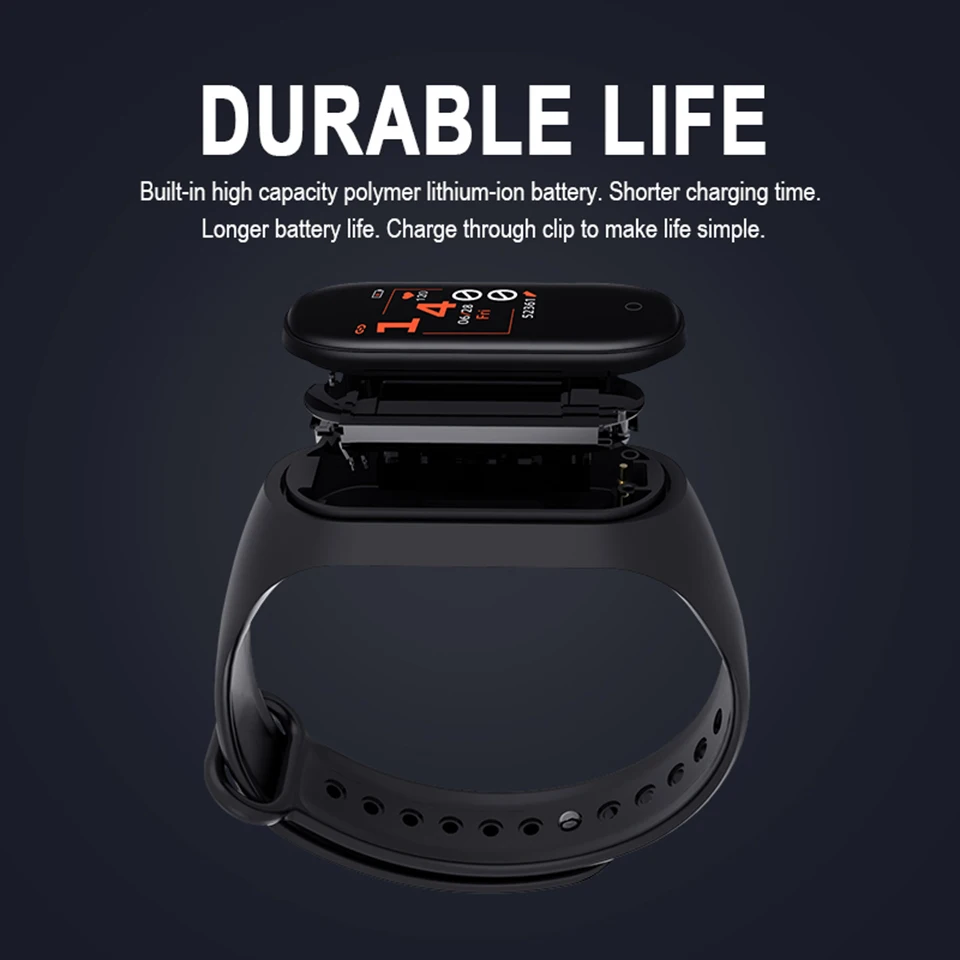 Aggregate 77+ m4 smart bracelet not charging super hot in.duhocakina