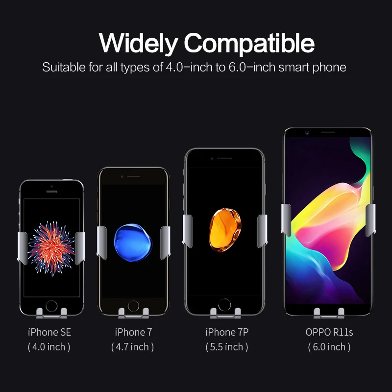 SmartDevil гравитационный слот автомобильный держатель телефона для iPhone 7 Держатель