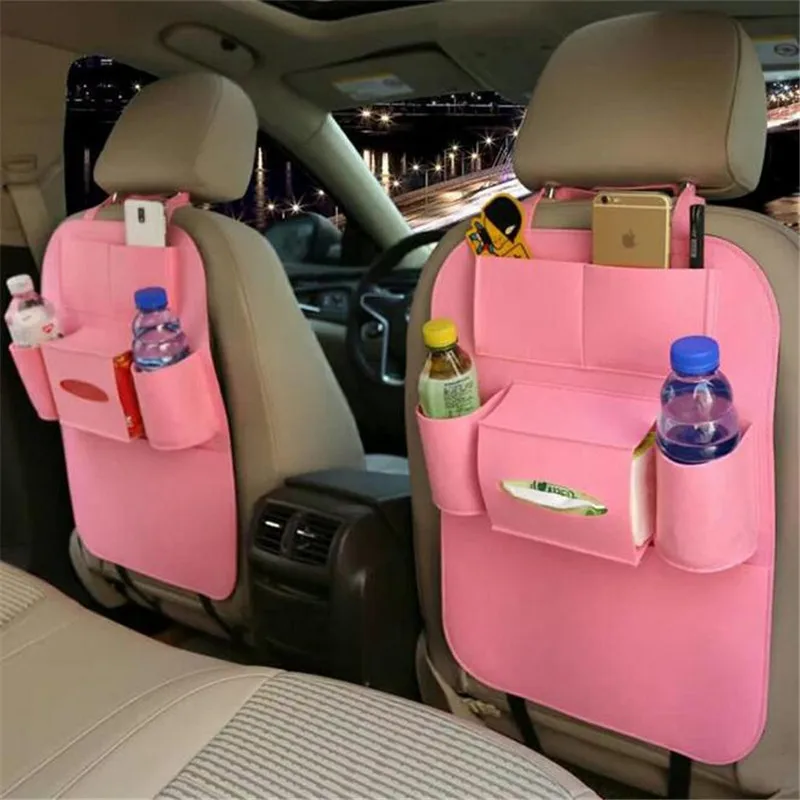 

Mutifuction Car Back Seat Organizer Holder Bag Covers dust-proof Children Kick Mat Protects from Mud Dirt waterproof Car-cover