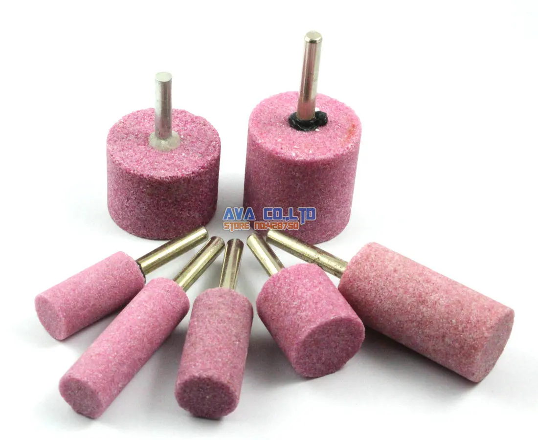 1 Set 7 Pieces Mounted Point Aluminum Oxide Abrasive Grinding Stone Bit