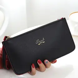 Женский Большой мобильный кошелек, женская сумка для карт, карманный мобильный телефон с карманом