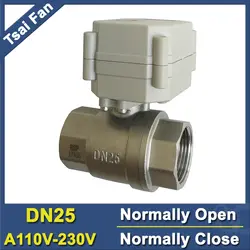 TF25-S2-C SS304 DN25 BSP/ДНЯО 1 ''Обычно Open обычно закрыть клапан AC110V-230V металла Шестерни может вместо электромагнитный клапан
