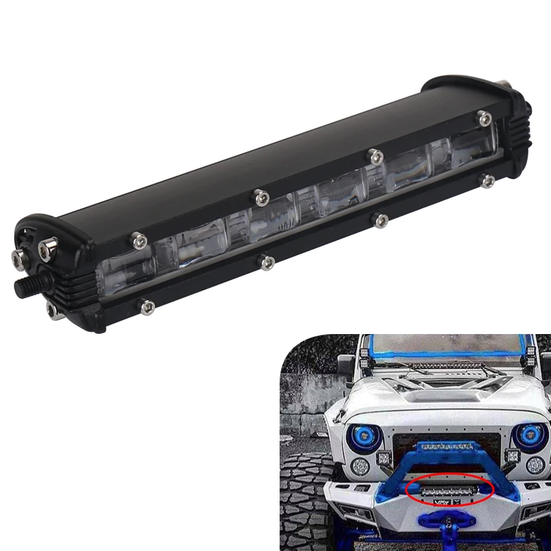 12V 8/"INCH 18W LED Car ATV Slim Fog Bumper Work Light Bar Off Road White 6000K