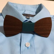 Mens Solid деревянный лук Галстуки одежда аксессуары Новинка Мужская дерево Bowknots лук галстук для Свадебная вечеринка Клетчатый узор полноценно галстук
