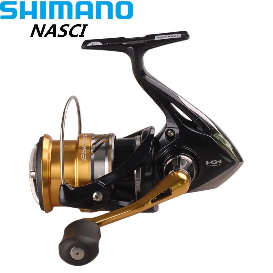 Shimano NASCI 1000-C3000HG Spinning Fishing Reel 4+1BB Deep Line Cup Hagane Gear X-Ship Saltwater Fishing Reel Carp Coil Shimano NASCI 1000-C3000HG Spinning Fishing Reel 4+1BB Deep Line Cup Hagane Gear X-Ship Saltwater Fishing Reel Carp Coil