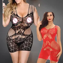 Сексуальное женское белье, эротическое нижнее белье в сеточку, сексуальное нижнее белье Lenceria Femenina прозрачного размера плюс 364WY