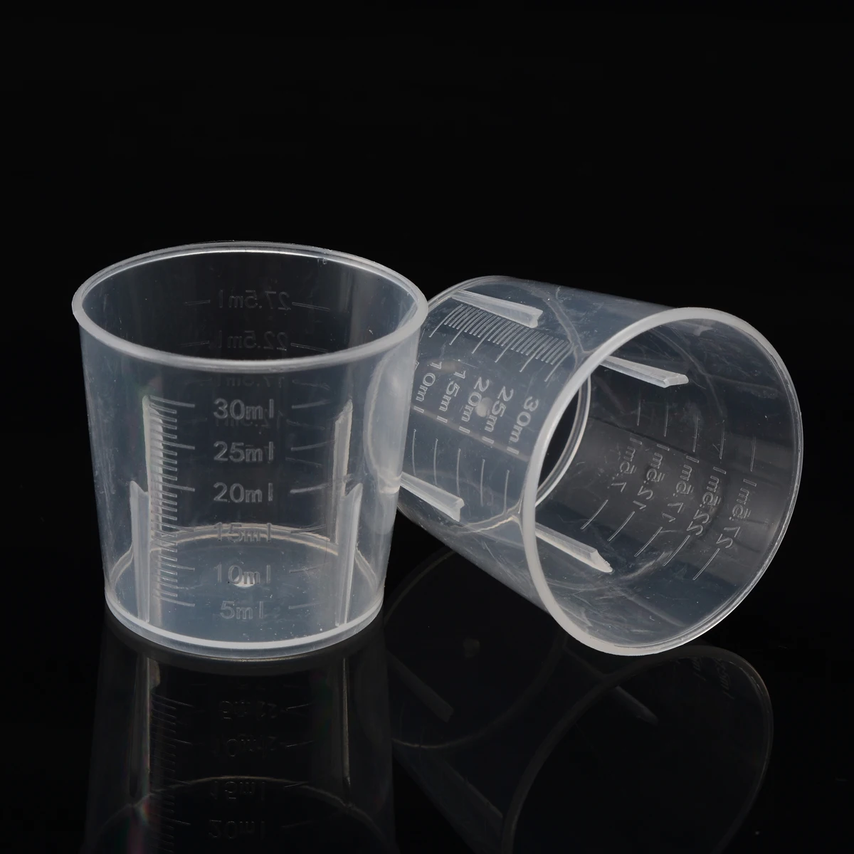 10 шт. 30 мл пластиковые прозрачные мерные чашки одноразовый контейнер для жидкости медицинские чашки кухонный инструмент