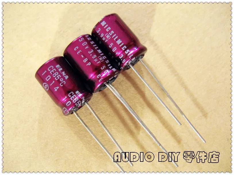 

ELNA Purple SILMIC CE-BP 3.9uF/50V Audio Non-Polar Electrolytic Capacitor