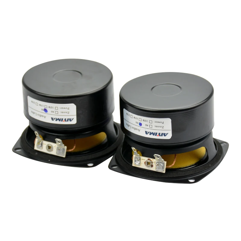 Aiyima Peças Alto-falantes Portáteis de Áudio Polegada 4ohm 25w Fibra Vidro Midrange Baixo Loundfalante para Sistema de Cinema em Casa Estéreo Diy - Image 2