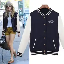Женская бейсбольная куртка, Casacos Femininos, консервативный стиль, куртки для колледжа, куртка-бомбер, новинка, осенне-зимние пальто, базовая верхняя одежда XXL