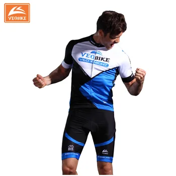 

Pro Team Short Sleeve Quick-Dry Ropa Ciclismo Cycling Jersey GEL Pad Bicycle Clothing