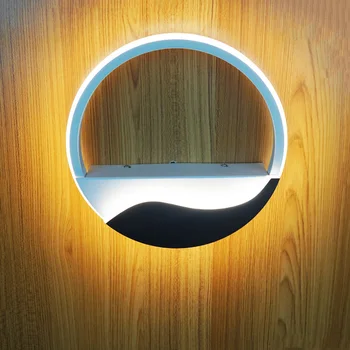 

Nordic modern indoor sconce led lighting bedside lamp round wall lights arandela lampara for living room bedroom Stair corridor