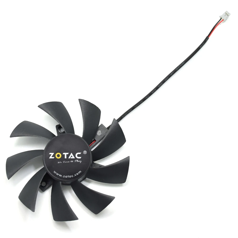 85 мм T129215SH GFY09010E12SPA 2Pin 0.3A вентилятор охлаждения для Zotac GTX 1050 GeForce GTX 1050 Ti Mini 4 Гб вентиляторы видеокарты