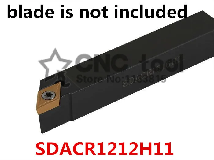 

SDACR1212H11/ SDACL1212H11 Metal Lathe Cutting Tools Lathe CNC Machine Turning Tools External Turning Tool Holder S-Type SDACR