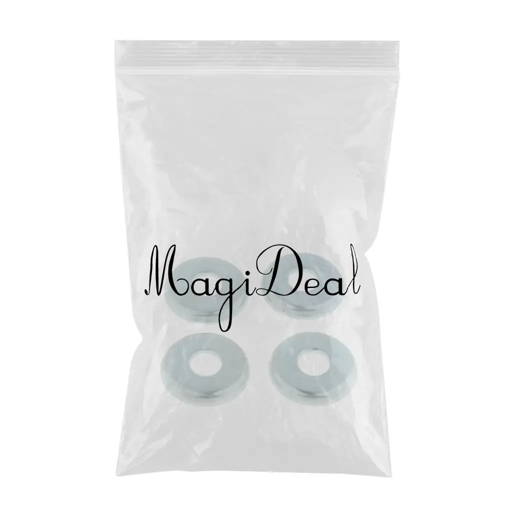 MagiDeal 2 Pair Aluminum Skateboard Truck Cup Replacement Kit Upper/Lower Bushing Washers Skateboard Pivot Cups 