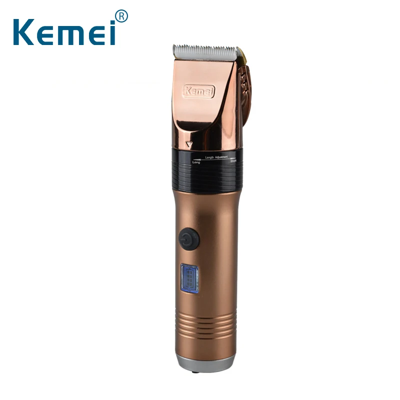 

Professional Kemei Dry Or Charging Dual Use Hair Clipper Ceramic Blade Charging Quantity Of Electricity Display Hair Cutting