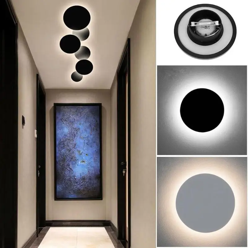 

LED Wall Bedside Lamp Fixtures IP65 Waterproof Spot Light Home Clothing Store Coffee Shop Corridor Wall White Light Decoration