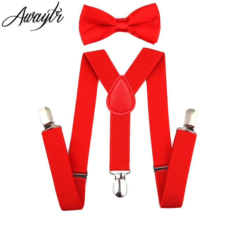Awaytr Kids Suspenders 2017 Boys Girls Adjustable Elastic Clip On Baby
