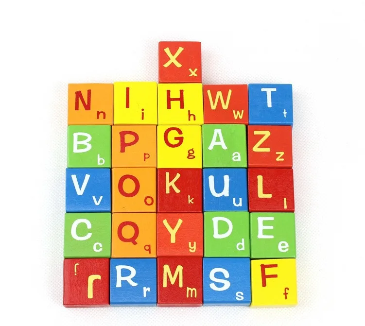 WYNLZQ 100 шт/партия деревянные игрушки цифры блок игра, развитие рождественские подарки игрушка для детей детский сад блоки цвета