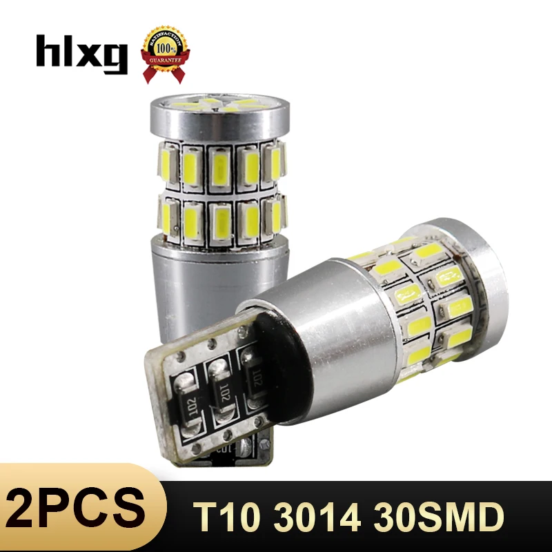 HLXG 2x T10 921 912 W16W супер яркая лампа с поворотным сигналом для парковки SMD DC задняя 4014