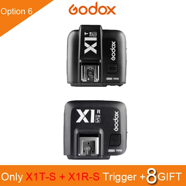 Godox X1t X1 комплект ttl 2,4G беспроводной триггерный передатчик вспышки приемник для Canon для Nikon для sony TT685 V860 II Вспышка speedlite - Цвет: X1T-S X1R-S