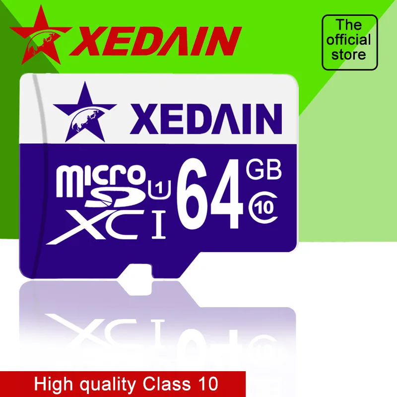 Хорошее качество xedain сертифицированных карты памяти Micro SD Card 16 ГБ 32 ГБ 64 ГБ Class10 32 ГБ Class10 TF карты картао Memoria карт SD карты