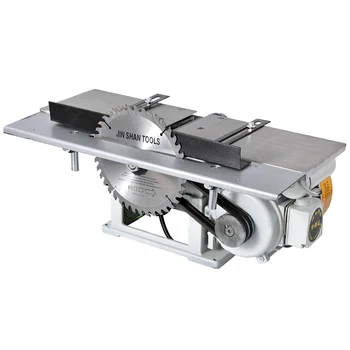 

220V 2800r/min Multifunctional Woodworking Saws Desktop Electric 120A Wood Planer Planing Machine With Backing and 1.3KW Motor