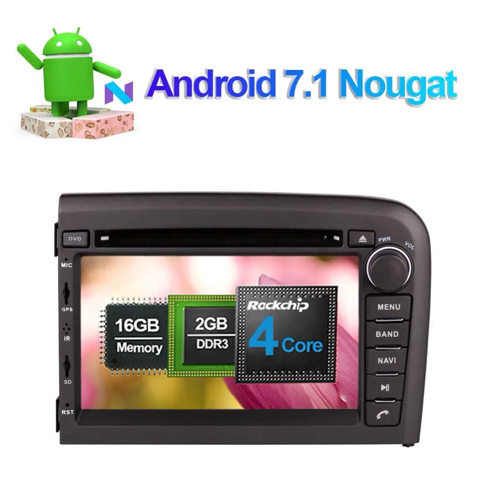 Discount Android 9.0 Octa Core 4GB RAM 32GB ROM Car Radio Stereo CD DVD Player For Volvo S80 1998-2006 GPS Navigation Bluetooth Wifi 3