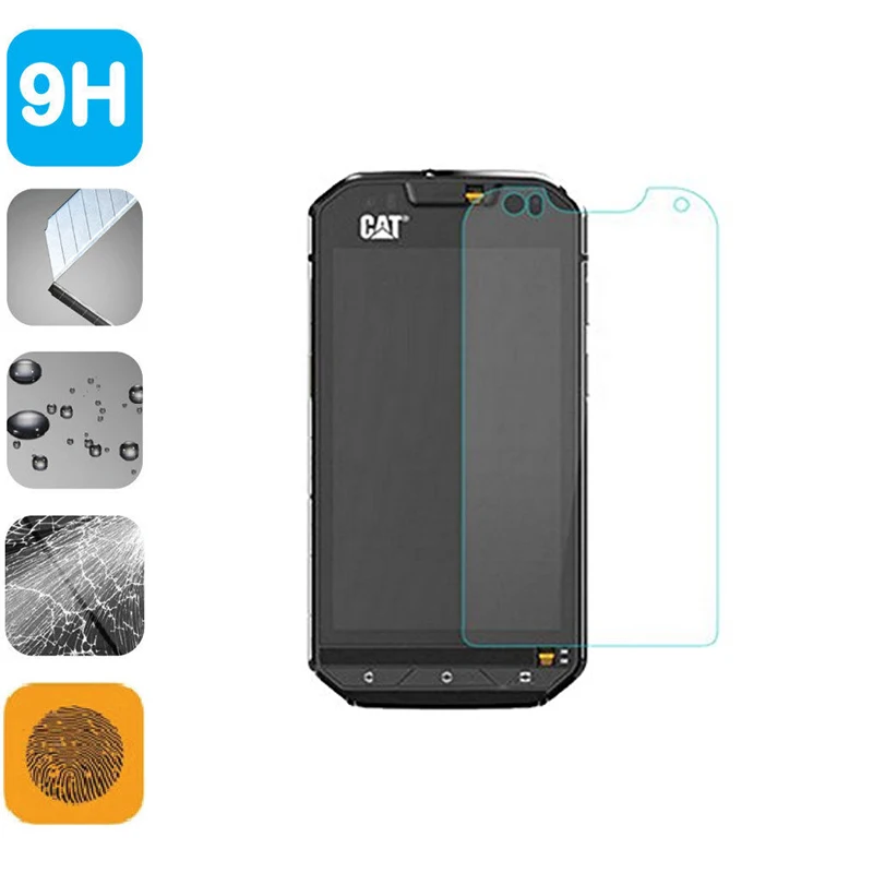 9h Tempered Glass Lcd Screen Protector Shield Film For Cat S60 Anti
