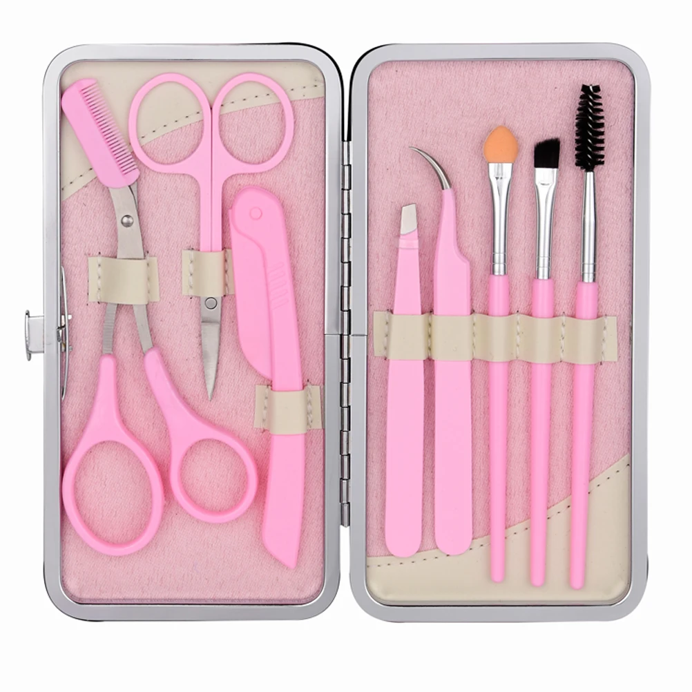 

ETEREAUTY 8 in 1 Portable Eyebrow Trimming Kit Eyebrow Grooming Eyebrow Care Kit for Men and Women
