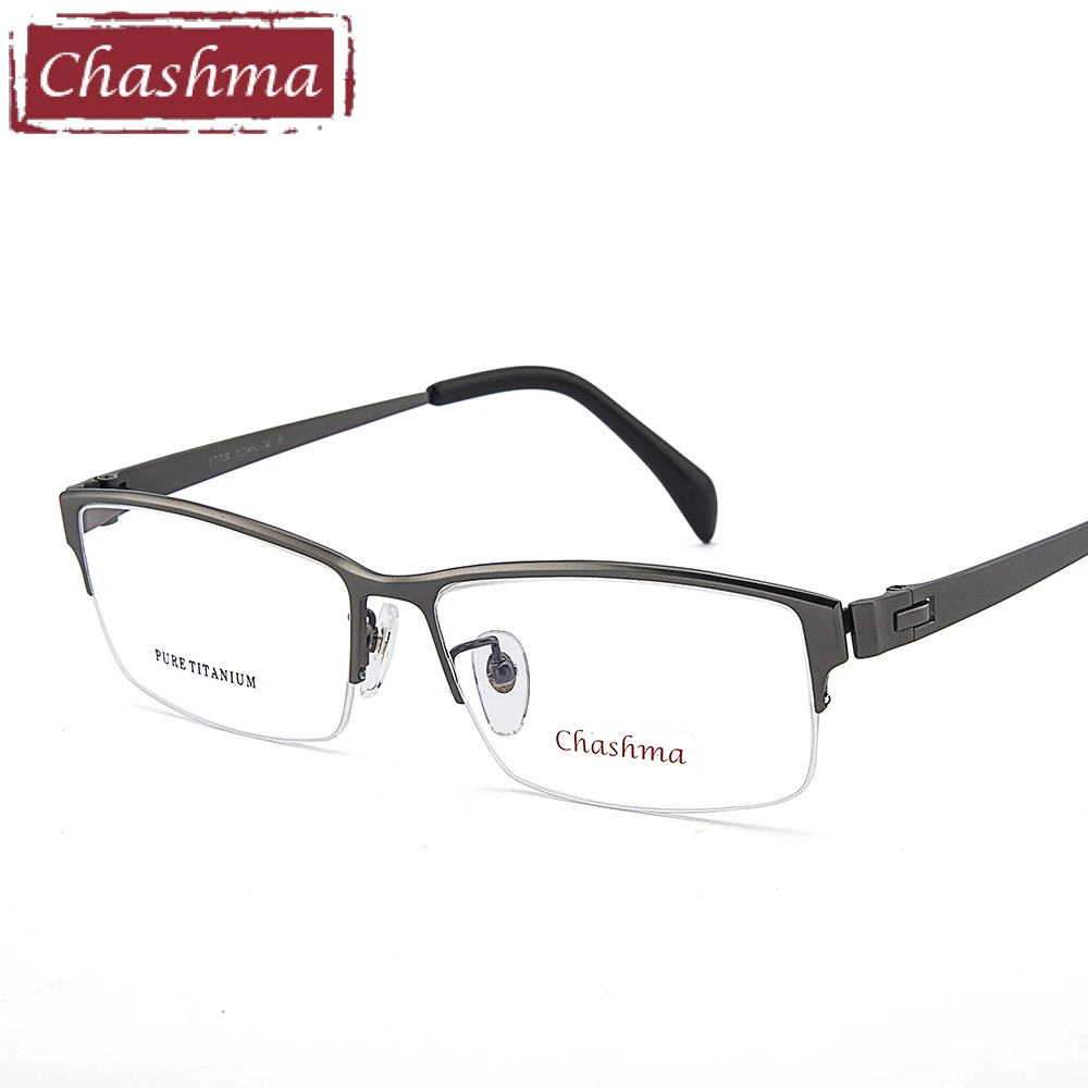 Мужские очки с длинными дужками Chashma оправа из чистого титана Gafas|temples eyeglasses|frame