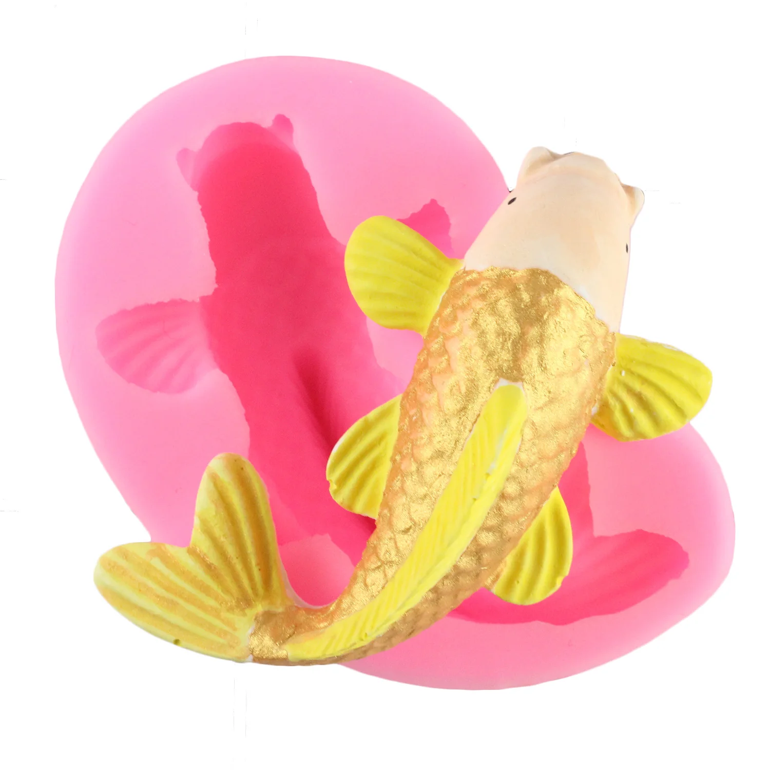 

Fish Shape Silicone Mold Fondant Cupcake Cake Decorating Baking Tools Sugarcraft Resin Clay Chocolate Candy Gumpaste Moulds