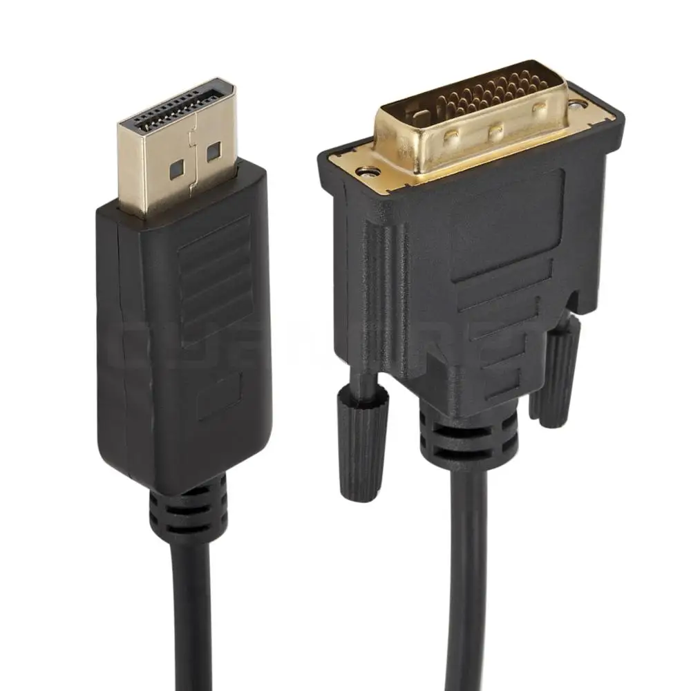 Video Cable Displayport DP to DVI Cable 1.8M Male-Male Transmits HD Video to Displays for HDTV Monitor Projector Support 1080P Video Cable Displayport DP to DVI Cable 1.8M Male-Male Transmits HD Video to Displays for HDTV Monitor Projector Support 1080P