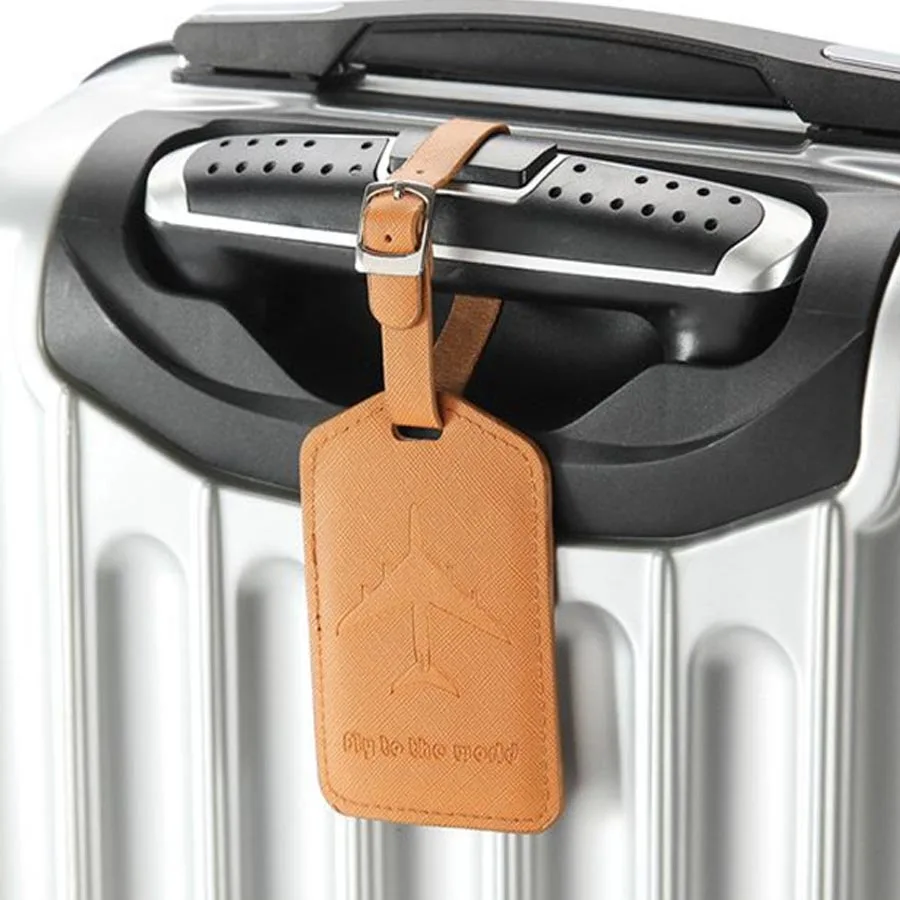 Персонализированная авиационная кожаная бирка для чемодана этикетка сумка Подвеска сумка Аксессуары для путешествий имя ID адрес метки LT13A