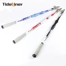 Новая телескопическая удочка из углеродного волокна 3 цвета 2,4 М 2,7 М 3,0 М 3,6 м спиннинговая Удочка vara de pesca