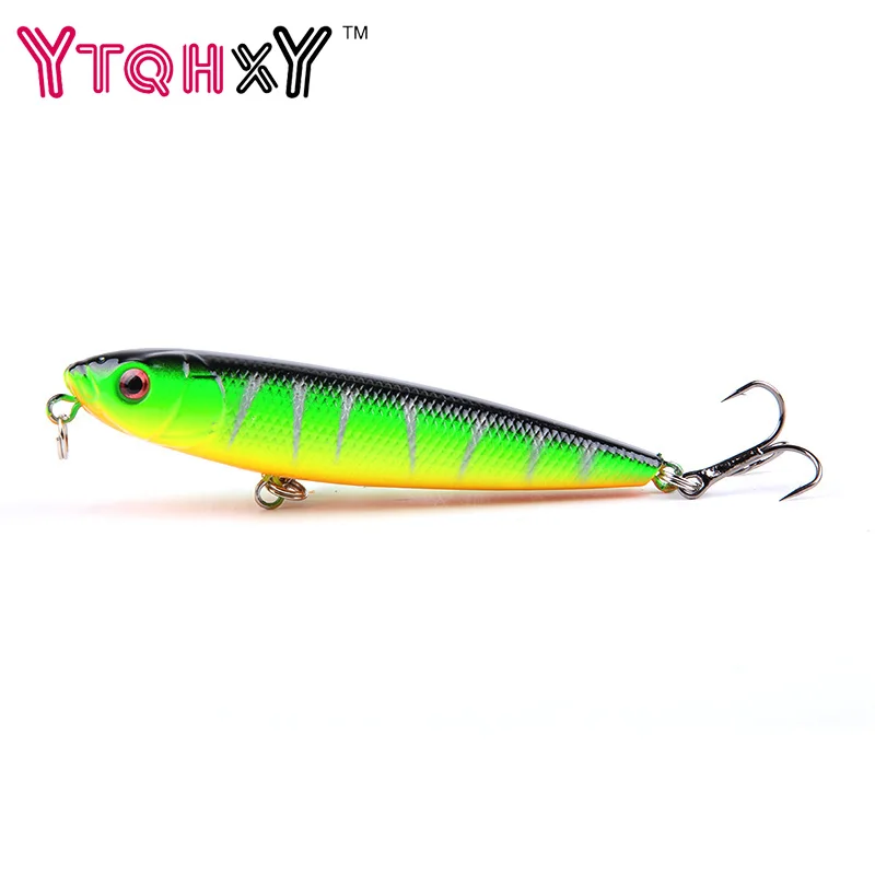 1Pcs 9g 8cm Pencil bait Topwater Floating font b Fishing b font font b lures b