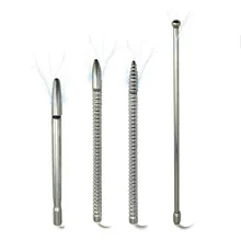 Bi-polar electro shock therapy device stainless steel urethral catheter sound penis plug metal electrical stimulation sex toy