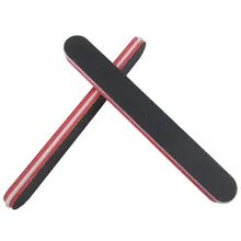 Высококачественная плотная пилка для ногтей, двухсторонняя красная пилки для маникюра, инструмент для дизайна ногтей, косметический буфер, 600 шт./партия