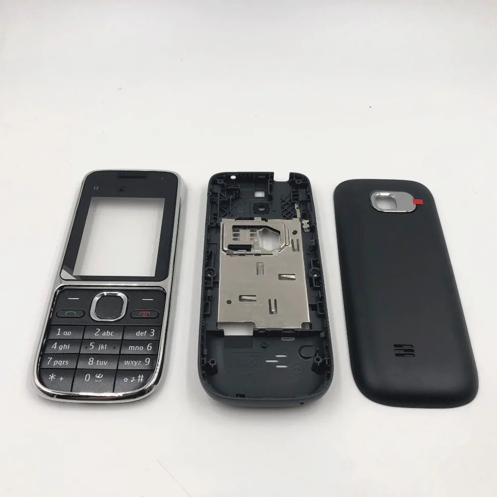 100% оригинальный новый чехол с полным покрытием для Nokia C2 01 аккумулятора
