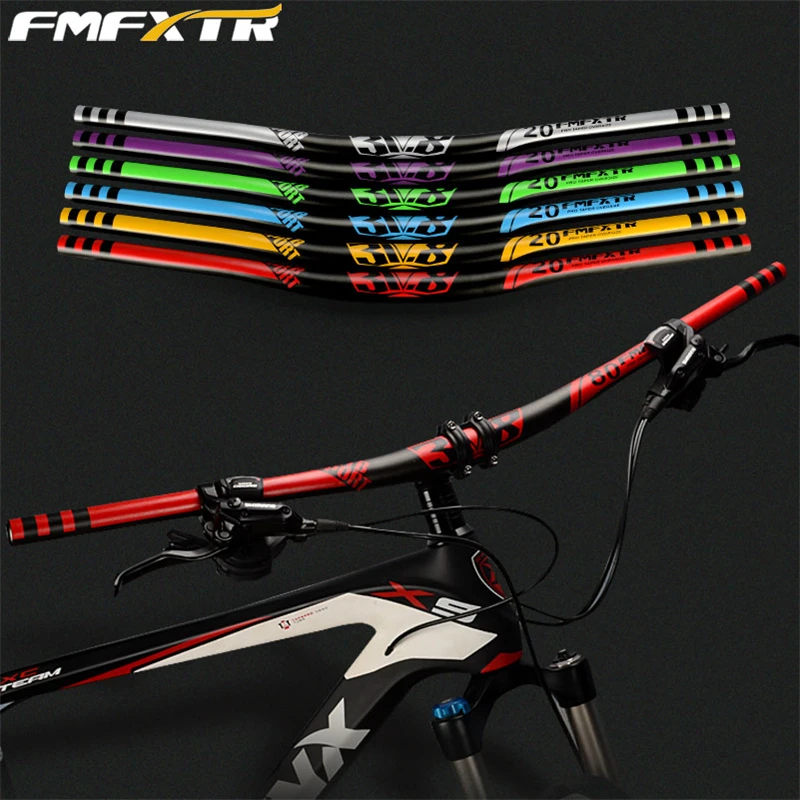 

XM MTB Bicycle Handlebar 720mm 780mm 31.8mm DH downhill Racing Bike Handlebar Rise Handle Bar 10 degree Backsweep Bike Parts