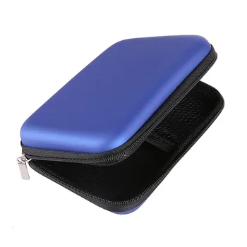 

2.5inch hard storage box case for earphone headphone carry storage bags ear buds usb cable organizer SD card Data cable box