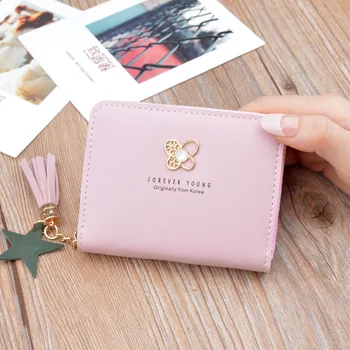 

2018 Time-limited Change Purse Female Students, Japan And South Korea Version Of Zipper Tassel Small Wallet Fashionable Cute