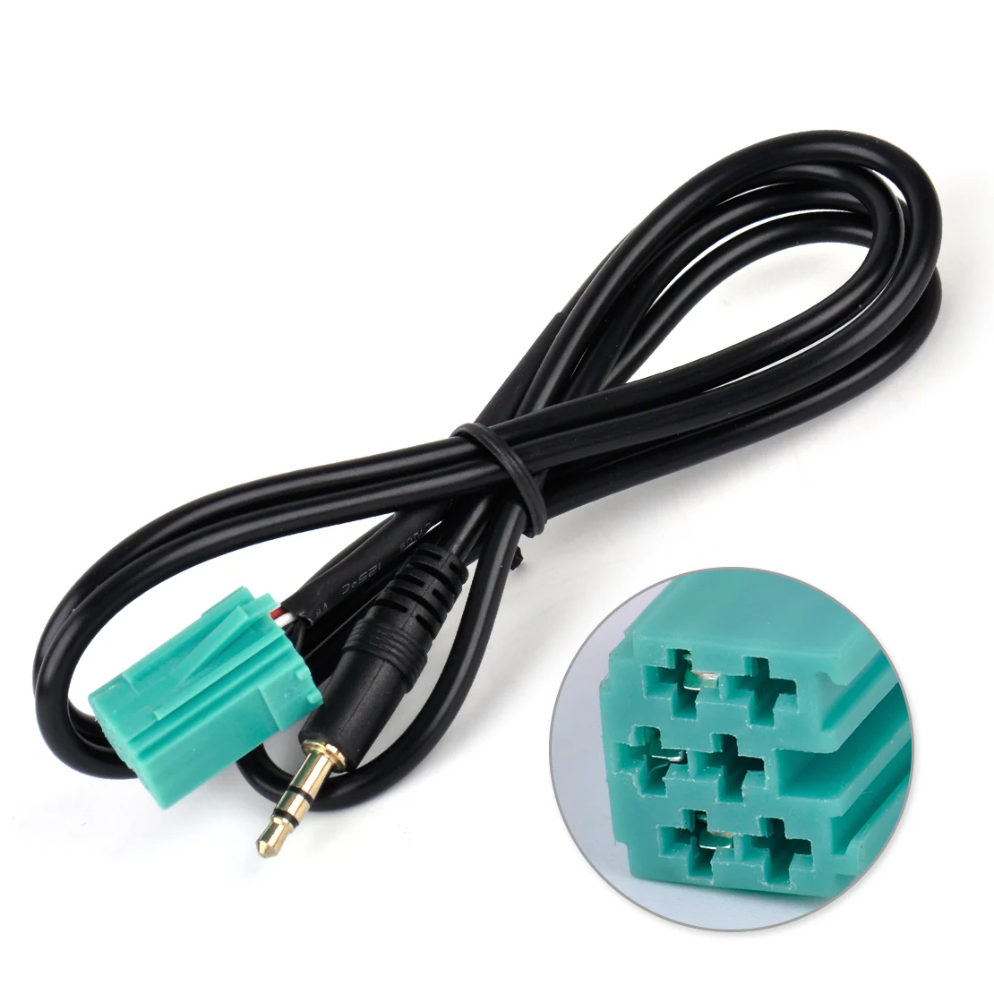 

TOP Stereo Audio Line Input Adapter Cable 3.5mm for Phone MP3 + Removal Tool for Renault 2005-2011 Clio Megane