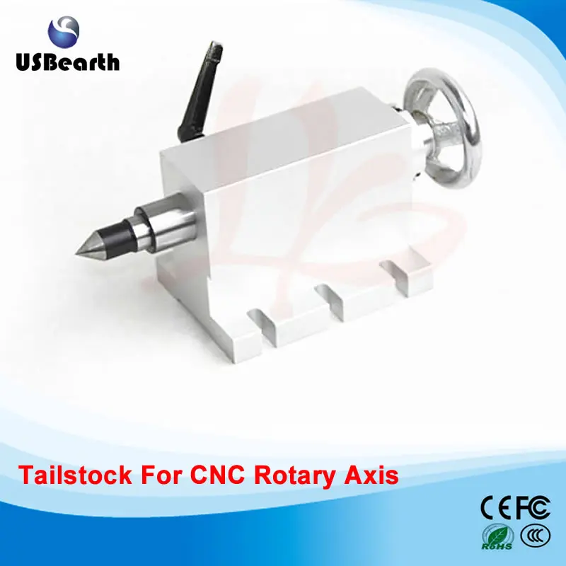 

CNC Tailstock for Rotary Axis, A Axis, 4th Axis CNC Router Engraver Milling Tailstock-A