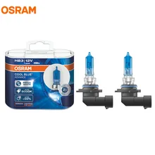 OSRAM HB3 5000K 12V 60W Cool Blue Advance Halogen Bulbs Xenon Mega White 50% More Light Car Lamps Hi/Lo Beam car headlight bulb