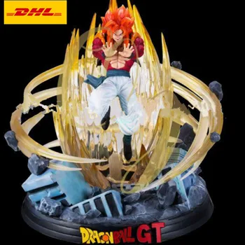 

15" Dragon Ball Statue Super Saiyan Son Goku Bust Gogeta Fuse Full-Length Portrait Vegeta GK Action Figure Toy BOX 37CM B795